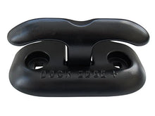 Load image into Gallery viewer, Dock Edge + Flip Up Dock Cleat, 6" - Black Aluminum