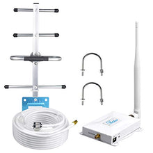 Load image into Gallery viewer, AT&T Cell Phone Signal Booster Cricket T-Mobile Cell Booster ATT Booster 4G LTE Band 12/17 700mhz Cell Phone Booster Repeater Home ATT Cell Signal Booster Amplifier Yagi Antenna Kit Boosts Data/Calls