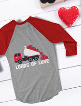 Load image into Gallery viewer, Toddler Boys Valentines Day Shirt Gifts for Kids Outfit Red Raglan Apparel 3T Red