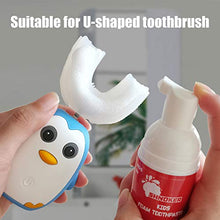 Load image into Gallery viewer, Kids Foam Toothpaste with Strawberry Flavor, Fluoride Free Natural Formula, Foam Toothpaste for Electric Toothbrush (60ml)(1 Pack)