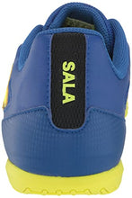 Load image into Gallery viewer, adidas Men's Super Sala 2 Soccer Shoe, White/Bold Aqua/Bold Aqua, 13.5