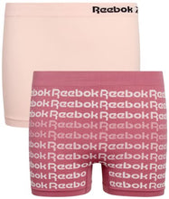 Load image into Gallery viewer, Reebok Girls? Underwear - Seamless Cartwheel Shorties (2 Pack), Size Large, Rose/Pink