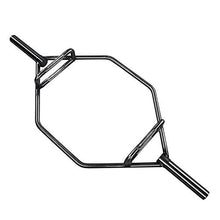 Load image into Gallery viewer, HulkFit Olympic 2-Inch Hex Weight Lifting Trap Bar, 1000-Pound Capacity - Regular (Black)