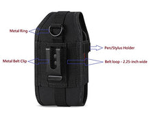 Load image into Gallery viewer, Krofel Pouch Cover Clip Side Holster for iPhone 11 Pro Max/Xs Max / 8+ Plus/Samsung Galaxy Note 10+ / Note9 / S10+/S9+/A20/A50 / LG Stylo 5/V50/G8 ThinQ/Google Pixel 4/3a/3 XL (Fits w Hard Case)