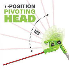 Load image into Gallery viewer, Greenworks 40V 8-inch Cordless Pole Saw with Hedge Trimmer Attachment 2.0Ah Battery and Charger Included