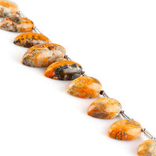 Load image into Gallery viewer, Natural Bumble Bee Stone, Jasper Crystals Gemstones DIY Jewelry Making Project Supply, Energy Chakra Healing Crystals, Tear Mini Mala Strand, Mother's Day Special
