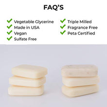 Load image into Gallery viewer, O Naturals 6pcs Natural Bar Soap Collection, Soap Gift Set, Spa Gifts for Women & Men, Organic Body Wash Soap Bar & Face Soap for Acne - 100% Natural, Triple Milled Soap Bars with Essential Oils 4oz