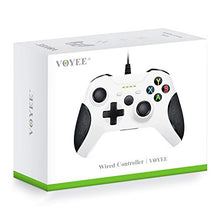 Load image into Gallery viewer, VOYEE Controller for Xbox One, Wired Enhanced Controller for Microsoft Xbox One/X/S/Elite (White)