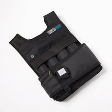 Load image into Gallery viewer, RUNmax rf20nop Run Fast 12lb-140lb Weighted Vest (without Shoulder Pads, 20lb),Black
