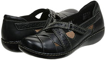 Load image into Gallery viewer, Clarks womens Ashland Spin Q Slip On Loafer, Black, 8.5 US