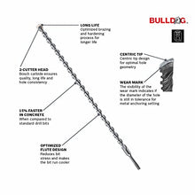 Load image into Gallery viewer, BOSCH HC2012B5 5-Piece 3/16 In. x 8 In. SDS-plus Bulldog Rotary Hammer Bits, Brown