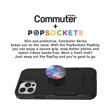 Load image into Gallery viewer, Bundle: OTTERBOX COMMUTER SERIES Case for iPhone 12 & iPhone 12 Pro - (BLACK) + PopSockets PopGrip - (BLUE NEBULA)