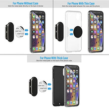 Load image into Gallery viewer, 【2 Pack】 TT&C Magnetic Car Zinc Alloy Phone Mount【Upgrade Magnet 8pcs】 Universal Dashboard Holder, Cell Phone Grip Car Kits, 360° Adjustable Super Strong Magnet for Samsung,iPhone, LG (Black)