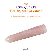 Load image into Gallery viewer, Aatm Natural Healing Gemstone Obelisk Tower (Rose Quartz)