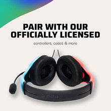 Load image into Gallery viewer, PDP Gaming LVL40 Stereo Headset with Mic for Nintendo Switch - PC, iPad, Mac, Laptop Compatible - Noise Cancelling Microphone, Lightweight, Soft Comfort On Ear Headphones - Mario Red & Blue