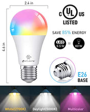 Load image into Gallery viewer, HitLights LED Strip Lights with Smart WiFi LED Light Bulb Dimmable (3 Pack)