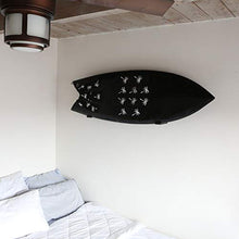 Load image into Gallery viewer, Ho Stevie! Surfboard Wall Mount - Minimalist Wall Racks for Shortboards and Longboards (Screws Included) (Black)