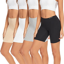 Load image into Gallery viewer, POKARLA Womens Underwear Cotton Boxer Shorts Anti Chafing Bike Shorts Boyshorts Panties