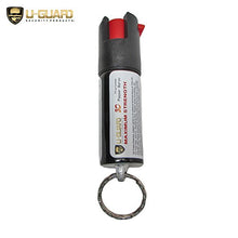 Load image into Gallery viewer, Micro Stun Gun Keychain Pepper Spray Self Defense Kit Bundle. Personal Non Lethal Weapons For Women Or Men. High Volt Rechargeable Keychain Stun Gun & Key Ring Max Strength Pepper Defense Spray (PINK)