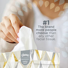 Load image into Gallery viewer, Kleenex® Professional Facial Tissue for Business (21606), Flat Tissue Boxes, 48 Boxes / Case, 125 Tissues / Box, 6,000 Tissues / Case