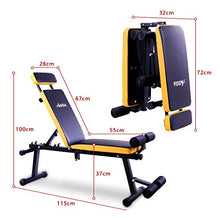 Load image into Gallery viewer, Antetek Adjustable Weight Bench Utility Exercise Workout Bench Flat/Incline/Decline Bench Press for Home Gym, Easy & Fast Folding