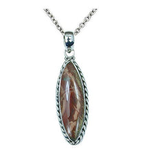 Load image into Gallery viewer, Sterling Silver Rhodochrosite Pendant Necklace