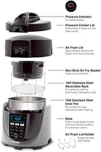 Load image into Gallery viewer, Nuwave Duet Pressure Cook and Air Fryer Combo Cook; Stainless Steel Pot & Rack; Non-Stick Air Fryer Basket; Steam, Sear, Saute, Slow Cook, Roast, Grill, Bake, Dehydrate, Pressure Cook & Air Fry