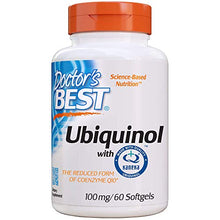 Load image into Gallery viewer, Doctor's Best Ubiquinol with Kaneka QH, Non-GMO, Gluten Free, Soy Free, Heart Health, 100 mg, 60 Softgels