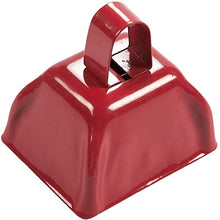 Load image into Gallery viewer, Blue Panda Metal Cowbell with Handle, Red Noise Maker (3 x 2.8 in, 12 Bells)