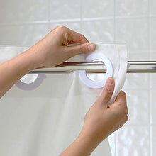 Load image into Gallery viewer, Arcs & Angles Fabric 3-in-1 Shower Curtain Set with PEVA Snap-in Liner and Window, 71 X 74in, Midnight, 1 Pack