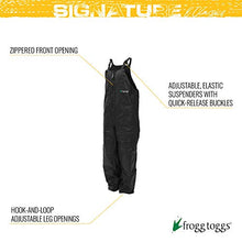 Load image into Gallery viewer, FROGG TOGGS Men's Classic Pro Advantage Bib, Black, X-Large