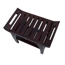 Load image into Gallery viewer, Decoteak Tranquility Shower Bench, 24" Length, Brown