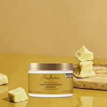 Load image into Gallery viewer, SheaMoisture Raw Shea Butter Deep Moisturizing Hair Masque for Curly Hair Raw Shea Butter Deep Conditioner to Moisturize and Renew Hair 12 oz
