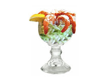 Load image into Gallery viewer, Schooner Beer Glass - 21.5 Oz Extra Large Goblet Crystal Style LEAD Free Shrimp Cocktail, Coronaritas, Margaritas 4 PACK