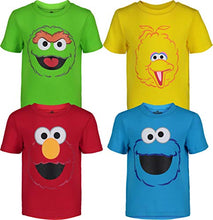 Load image into Gallery viewer, Sesame Street Baby Boys 4 Pack Crew Neck T-Shirts 18 Months