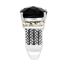 Load image into Gallery viewer, Effy 925 Sterling Silver & 18K Yellow Gold Onyx Ring, 6 TCW IRL0H379XX