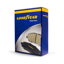 Load image into Gallery viewer, Goodyear Brakes GYD905 Premium Ceramic Automotive Rear Disc Brake Pads Set and 212320GY Truck and SUV Premium AntiOx Coated Rear Brake Rotor (2 Pack)