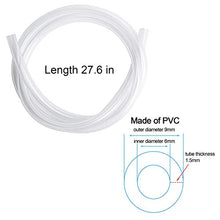 Load image into Gallery viewer, 3 Pack 150ml Syringes with 27.6-Inch Tubes, Large Plastic Syringe for Scientific Labs, Nutrient Measuring, Watering, Refilling