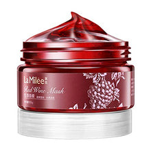 Load image into Gallery viewer, Lamilee Red Wine Face Mask Moisturizing Brightening Purifying Skin Shrink Pores Mask Facial Care Red-Wine 3.5 ounce