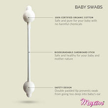 Load image into Gallery viewer, Organic Baby Cotton Swabs Maxim Hygiene Products 50 Pack
