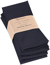 Load image into Gallery viewer, Ruvanti Kitchen Cloth Napkins 12 Pack 18 X 18 Inch Dinner Napkins Soft, Comfortable, Reusable Napkins,Durable Linen Napkins, Perfect Table Napkins, Sky Blue Napkins for Dinners, Parties & Weddings.