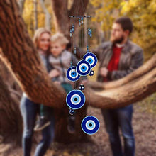 Load image into Gallery viewer, Wistwoxxon Wind Chimes Outdoor,Evil Eye Sympathy Wind Chime with Aluminum Tuned Soothing Musical Bell Sounds, Metal Wind Chimes Perfect Decoration for Patio, Balcony,Garden (Evil Eye)