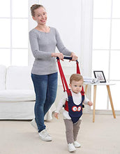 Load image into Gallery viewer, Baby Walker, Adjustable Baby Walking Harness Safety Harnesses, Pulling and Lifting Dual Use 7-24 Month Breathable Stand Up & Walking Learning Helper for Infant Child Activity Walker (Blue)