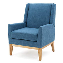 Load image into Gallery viewer, Christopher Knight Home Aurla Fabric Accent Chair, Muted Blue