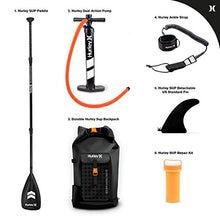 Load image into Gallery viewer, Hurley PhantomTour 10' 6" Stand Up Paddle Board with Hikeable Backpack, Air Pump, Adjustable Floating Paddle, Coiled Leash, Fin & Repair Kit (Paradise)