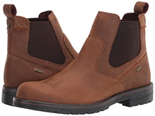 Load image into Gallery viewer, Clarks Men's Morris Up Waterproof Chelsea Boot, Dark Tan Leather, 10.5 Wide