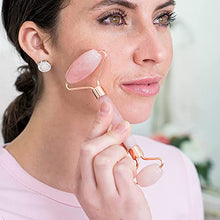 Load image into Gallery viewer, Original Jade Roller & Gua Sha Facial Tools, Jade Roller for Face - Face Roller, Natural Rose Quartz Roller - Face Massager, Facial Roller for Skin Care, Body, Eyes, Neck - Tones, Firms, Depuff