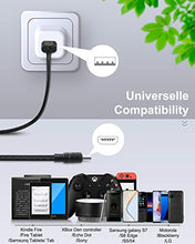 Load image into Gallery viewer, Short Micro USB Charging Cable 1ft 2.4 A, 5 Pack Android Phone Fast Charger Cord with Extra Long Length for Samsung Galaxy S7 Edge/S7/S6 Edge/S6, Note 5/4