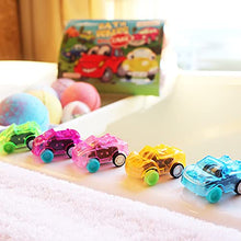 Load image into Gallery viewer, CF Natural Daily Cars Bath Bomb Gift Set with Pull-Back Cars Inside, 6 Pack 7oz Huge Bath Bombs for Kids, Organic Rich Foam and Strong Fizzie Bath Bombs for Chrildren