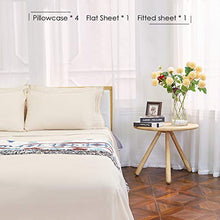 Load image into Gallery viewer, FAPO Queen Bed Sheets Set, 6 Piece Super Brushed Microfiber 1800 Bedding Sheets & Pillowcases-Wrinkle & Fade & Hypoallergenic Resistant Bed Sets-Easy Fit and Breathable & Cooling Sheets (Beige) …